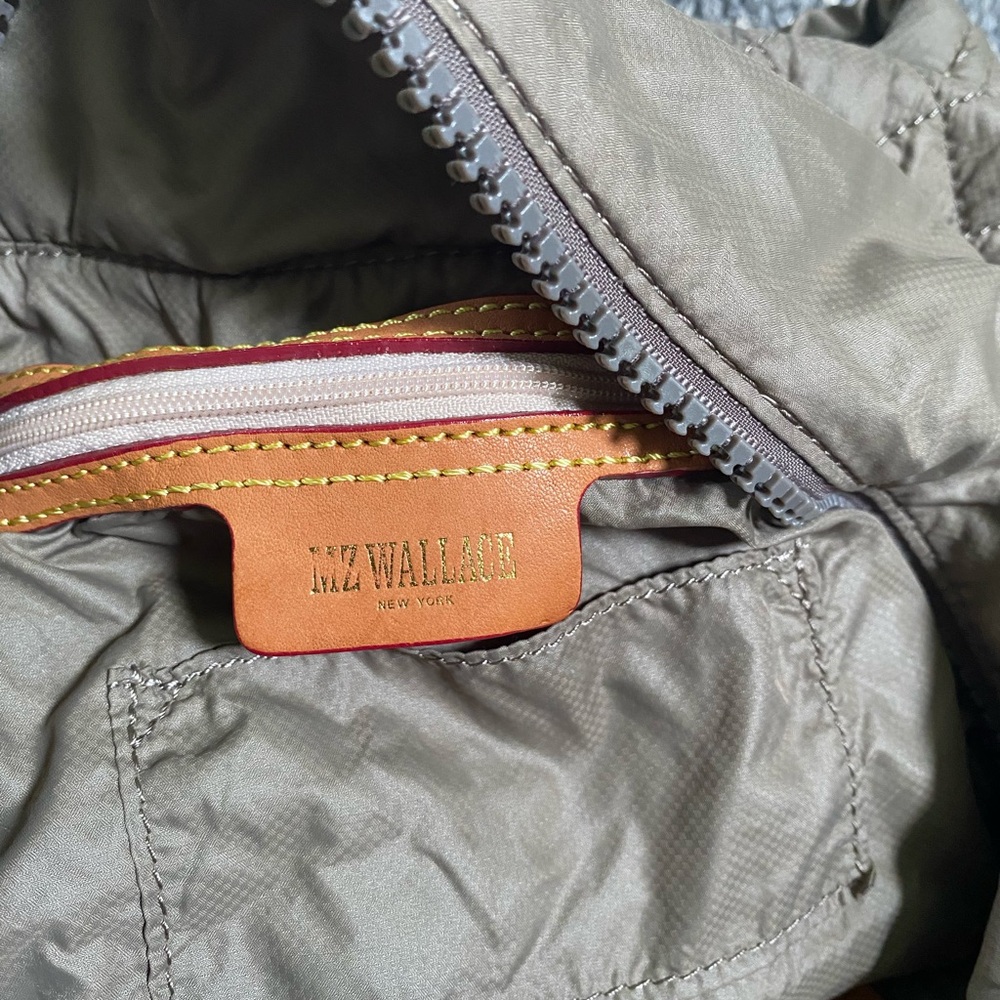 MZ Wallace Quilted Tan Tote - Picture 9 of 12